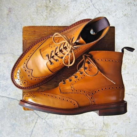 美品★トリッカーズ SIZE 7【定価￥83,160-★MALTON/モールトン/エイコンアンティーク】2508/カントリーブーツ/メンズ/Tricker's★e290
