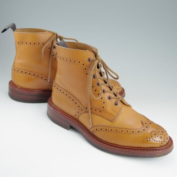美品★トリッカーズ SIZE 7【定価￥83,160-★MALTON/モールトン/エイコンアンティーク】2508/カントリーブーツ/メンズ/Tricker's★e290