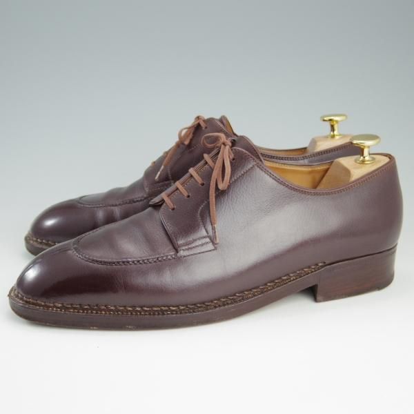 極上★ジョンロブ UK8程度【時価100万円前後★ビスポーク品/ノルベジェーゼ製法】Uチップ/バッファローレザー/メンズ/JOHN LOBB★e294