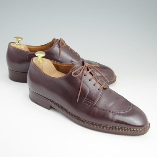 極上★ジョンロブ UK8程度【時価100万円前後★ビスポーク品/ノルベジェーゼ製法】Uチップ/バッファローレザー/メンズ/JOHN LOBB★e294