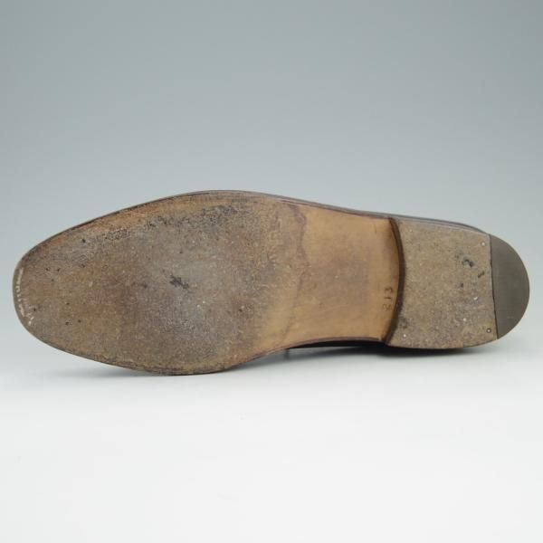 極上★ジョンロブ UK8程度【時価100万円前後★ビスポーク品/ノルベジェーゼ製法】Uチップ/バッファローレザー/メンズ/JOHN LOBB★e294