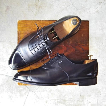 美品★エドワードグリーン 9E【定価￥171,720-★チェルシー/CHELSEA/82ラスト】ストレートチップ/カーフ/黒/メンズ/EDWARD GREEN★e297