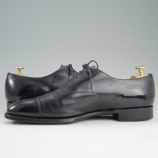 美品★エドワードグリーン 9E【定価￥171,720-★チェルシー/CHELSEA/82ラスト】ストレートチップ/カーフ/黒/メンズ/EDWARD GREEN★e297