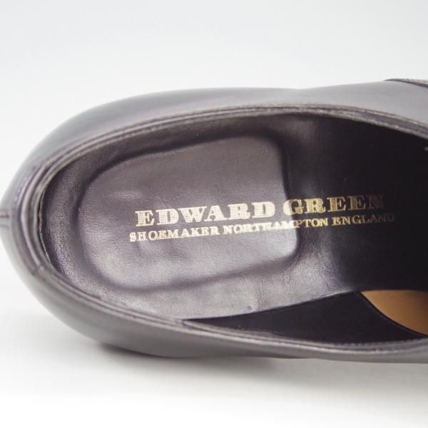 美品★エドワードグリーン 9E【定価￥171,720-★チェルシー/CHELSEA/82ラスト】ストレートチップ/カーフ/黒/メンズ/EDWARD GREEN★e297