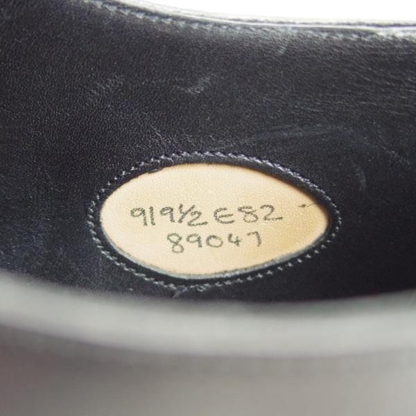 美品★エドワードグリーン 9E【定価￥171,720-★チェルシー/CHELSEA/82ラスト】ストレートチップ/カーフ/黒/メンズ/EDWARD GREEN★e297