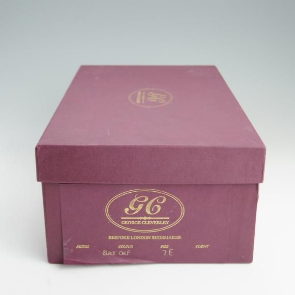 極上★クロケット&ジョーンズ 7E【貴重★(英)ジョージクレバリー別注/ハンドグレード】サイドエラスティック/黒/Crockett&Jones★e299