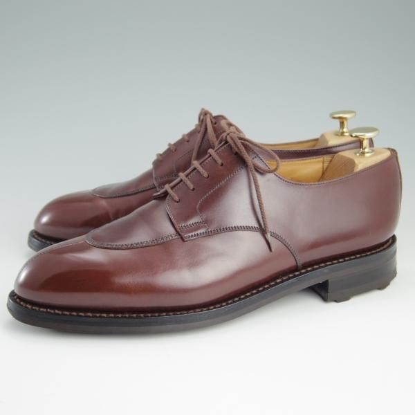 美品★J.M.ウェストン 8D【定価￥129,600-★スプリットトゥ・クラシックダービー/598】25ラスト/Uチップ/茶/Weston/ウエストン★e302