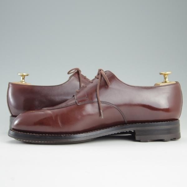 美品★J.M.ウェストン 8D【定価￥129,600-★スプリットトゥ・クラシックダービー/598】25ラスト/Uチップ/茶/Weston/ウエストン★e302