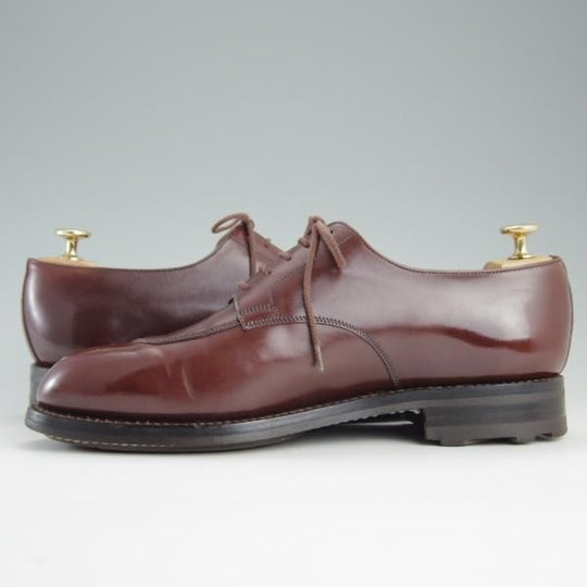 美品★J.M.ウェストン 8D【定価￥129,600-★スプリットトゥ・クラシックダービー/598】25ラスト/Uチップ/茶/Weston/ウエストン★e302