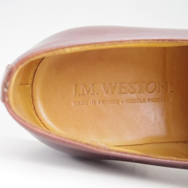 美品★J.M.ウェストン 8D【定価￥129,600-★スプリットトゥ・クラシックダービー/598】25ラスト/Uチップ/茶/Weston/ウエストン★e302