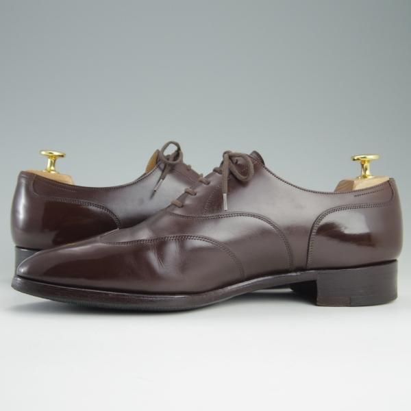 極上★ジョンロブ 8E【定価20万以上★プレステージライン/WARWICK/7000ラスト】ブラインドブローグ/カーフ/濃茶/メンズ/JOHN LOBB★e303