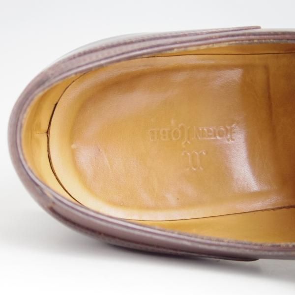 極上★ジョンロブ 8E【定価20万以上★プレステージライン/WARWICK/7000ラスト】ブラインドブローグ/カーフ/濃茶/メンズ/JOHN LOBB★e303