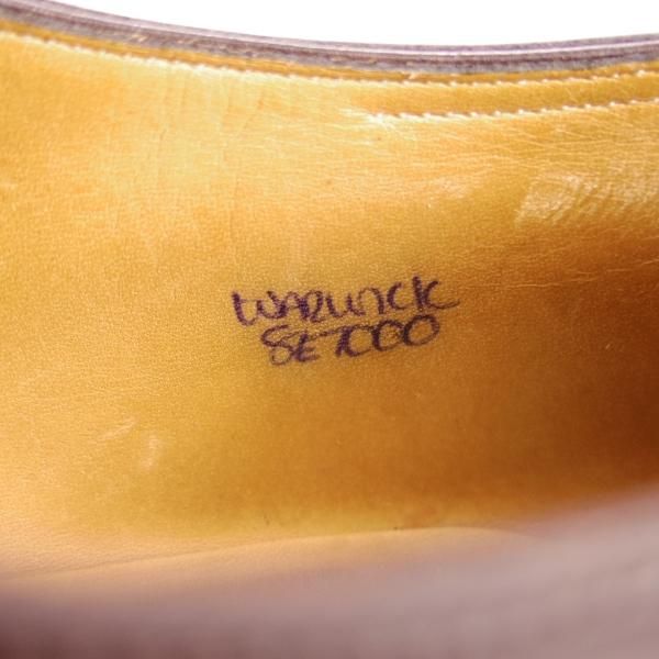 極上★ジョンロブ 8E【定価20万以上★プレステージライン/WARWICK/7000ラスト】ブラインドブローグ/カーフ/濃茶/メンズ/JOHN LOBB★e303