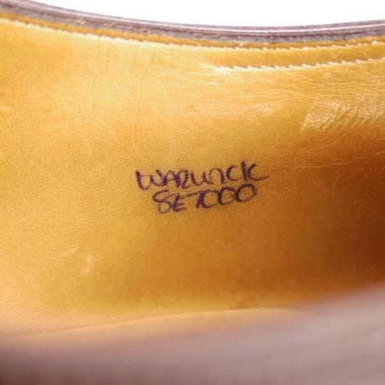 極上★ジョンロブ 8E【定価20万以上★プレステージライン/WARWICK/7000ラスト】ブラインドブローグ/カーフ/濃茶/メンズ/JOHN LOBB★e303