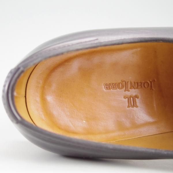 美品★ジョンロブ 7E【定価￥248,400-★プレステージライン/GARNIER 2/ガルニエ/7000ラスト】プレーントゥ/カーフ/黒/JOHN LOBB★e304