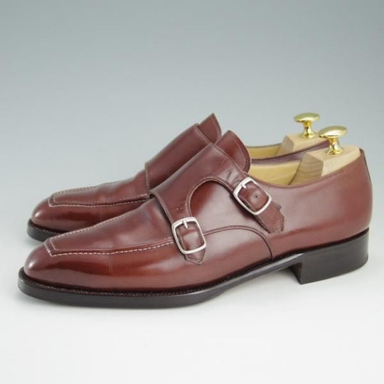 極上★(東欧)VASS/ヴァーシュ SIZE 39【定価15万円程度★Uラスト/ロベルトウゴリーニ】ダブルモンク/Uチップ/カーフ/メンズ★e306