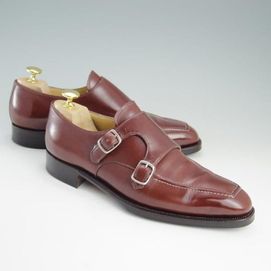 極上★(東欧)VASS/ヴァーシュ SIZE 39【定価15万円程度★Uラスト/ロベルトウゴリーニ】ダブルモンク/Uチップ/カーフ/メンズ★e306