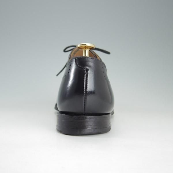 極上★クロケット&ジョーンズ UK6.5/US7D【★ブルックスブラザーズ別注/Peal&co】341ラスト/オックスフォード/黒/Crockett&Jones★e282