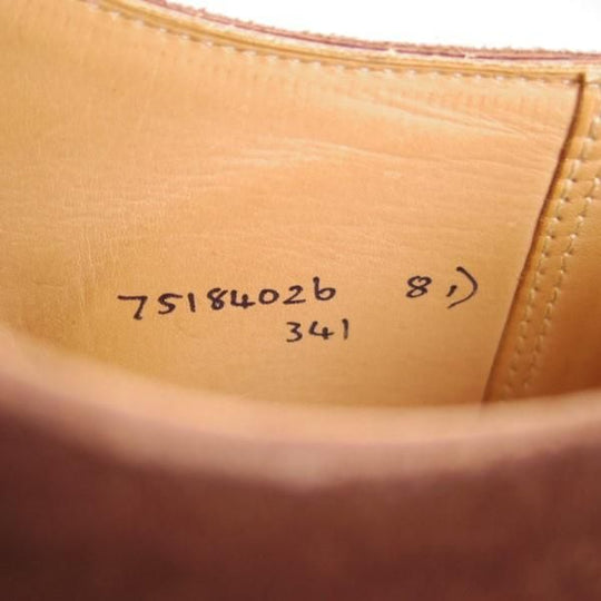 極上★クロケット&ジョーンズ UK7.5/US8D【★ブルックスブラザーズ別注/Peal&co】341ラスト/ダブルモンク/スエード/茶/Crockett&Jones★e283