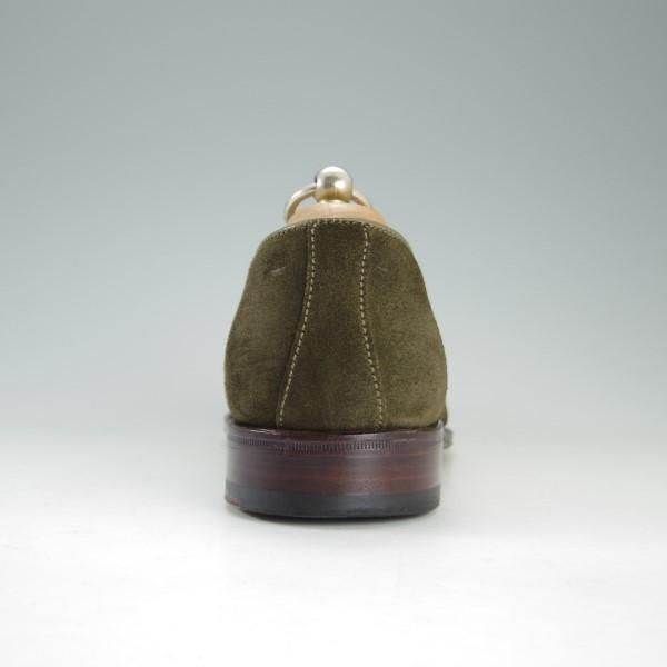 極美品★(スペイン製)カルミナ SIZE 5.5【定価￥71,280-★フルストラップ仕様/コインローファー】80372/UETAMラスト/濃緑/CARMINA★e284