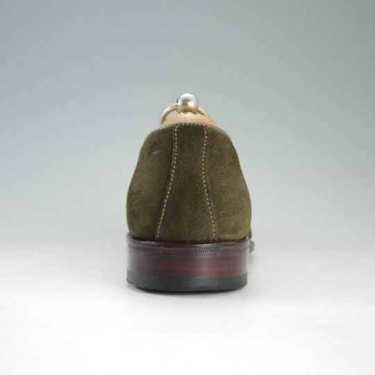 極美品★(スペイン製)カルミナ SIZE 5.5【定価￥71,280-★フルストラップ仕様/コインローファー】80372/UETAMラスト/濃緑/CARMINA★e284