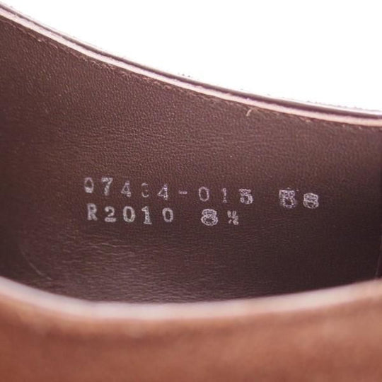 美品★三陽山長 SIZE 8.5【★ダブルモンク/R2010ラスト】スエード/濃茶/メンズ/SanyoYamacho★e285