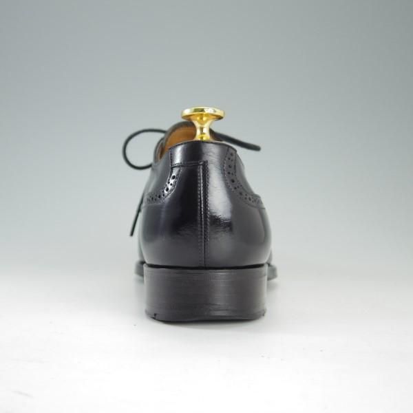 美品★三陽山長 SIZE 7【★オックスフォードシューズ/R309ラスト】カーフ/黒/メンズ/SanyoYamacho★e286