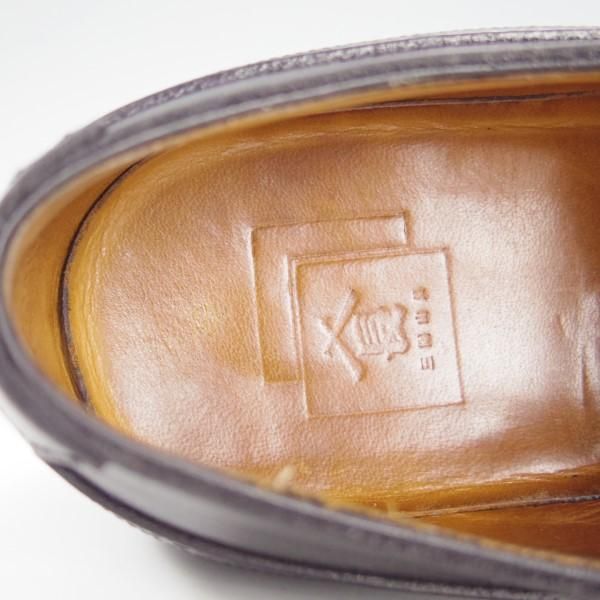 美品★三陽山長 SIZE 7【★オックスフォードシューズ/R309ラスト】カーフ/黒/メンズ/SanyoYamacho★e286