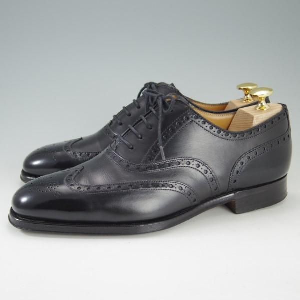 美品★(英)グレンソン 6.5F【貴重★footmaster/フットマスター】22356-01/フルブローグ/カーフ/黒/メンズ/GRENSON★e288