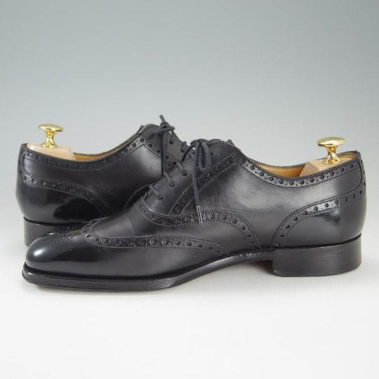 美品★(英)グレンソン 6.5F【貴重★footmaster/フットマスター】22356-01/フルブローグ/カーフ/黒/メンズ/GRENSON★e288