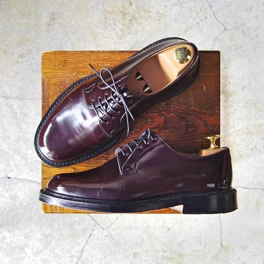 美品★チャーチ 50G/UK5【定価￥101,520-★シャノン/SHANNON】103ラスト/5都市ロゴ/ポリッシュドバインダーカーフ/赤茶/Church's★e307