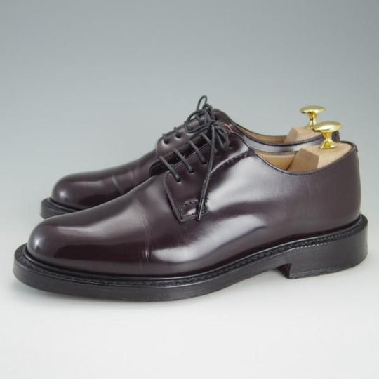 美品★チャーチ 50G/UK5【定価￥101,520-★シャノン/SHANNON】103ラスト/5都市ロゴ/ポリッシュドバインダーカーフ/赤茶/Church's★e307