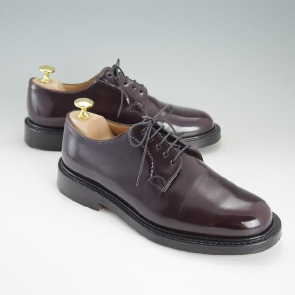 美品★チャーチ 50G/UK5【定価￥101,520-★シャノン/SHANNON】103ラスト/5都市ロゴ/ポリッシュドバインダーカーフ/赤茶/Church's★e307