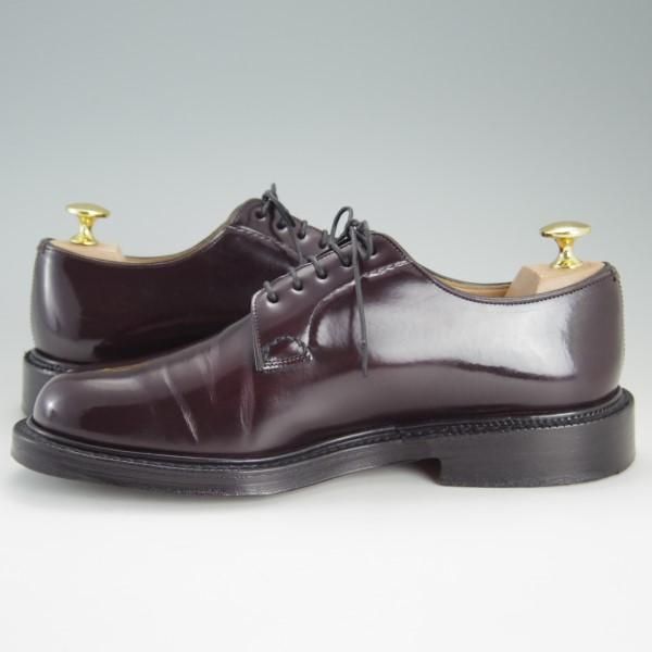 美品★チャーチ 50G/UK5【定価￥101,520-★シャノン/SHANNON】103ラスト/5都市ロゴ/ポリッシュドバインダーカーフ/赤茶/Church's★e307