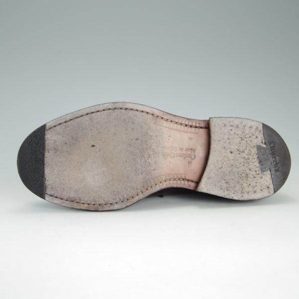 美品★チャーチ 50G/UK5【定価￥101,520-★シャノン/SHANNON】103ラスト/5都市ロゴ/ポリッシュドバインダーカーフ/赤茶/Church's★e307