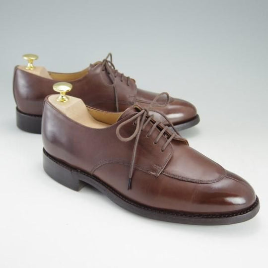 美品★ロイドフットウェア 5.5E【ダイナイトソール仕様★(英)BARKER製/Vシリーズ】Uチップ/カーフ/茶/メンズ/Lloyd Footwear★e310