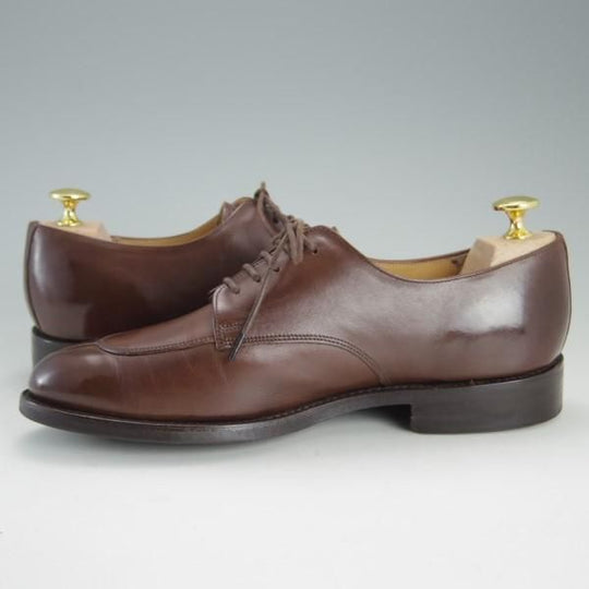 美品★ロイドフットウェア 5.5E【ダイナイトソール仕様★(英)BARKER製/Vシリーズ】Uチップ/カーフ/茶/メンズ/Lloyd Footwear★e310