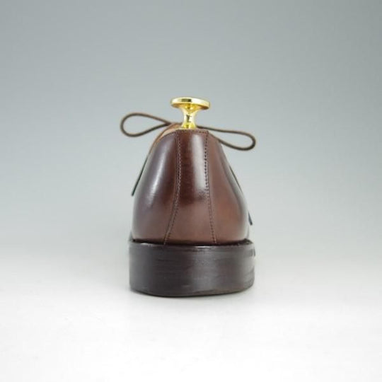 美品★ロイドフットウェア 5.5E【ダイナイトソール仕様★(英)BARKER製/Vシリーズ】Uチップ/カーフ/茶/メンズ/Lloyd Footwear★e310