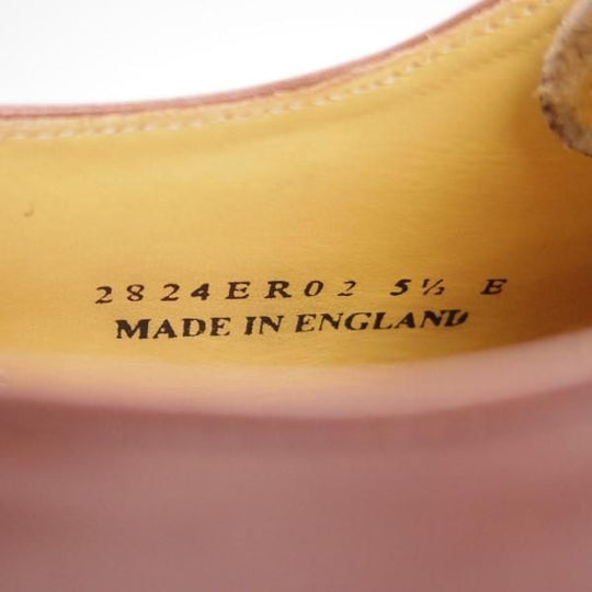 美品★ロイドフットウェア 5.5E【ダイナイトソール仕様★(英)BARKER製/Vシリーズ】Uチップ/カーフ/茶/メンズ/Lloyd Footwear★e310