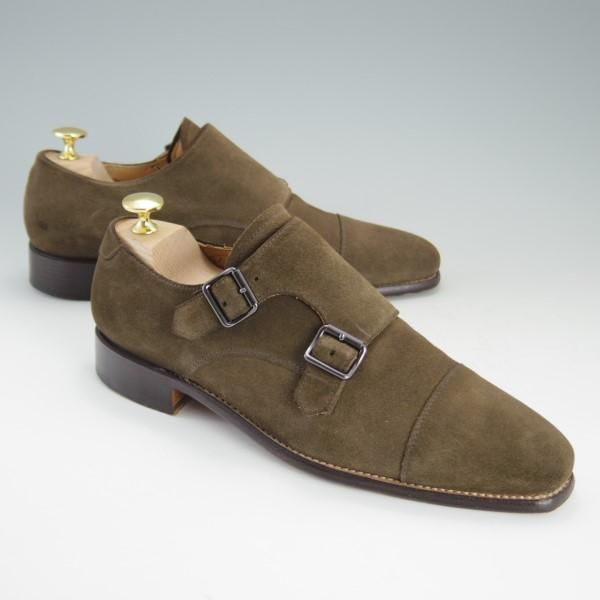 極上★(伊)ベッタニン&ベントゥーリ SIZE 6【グッドイヤーフレックス製法★ダブルモンク】スエード/メンズ/Bettanin&Venturi★e312