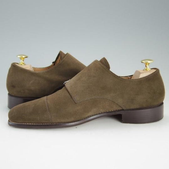 極上★(伊)ベッタニン&ベントゥーリ SIZE 6【グッドイヤーフレックス製法★ダブルモンク】スエード/メンズ/Bettanin&Venturi★e312