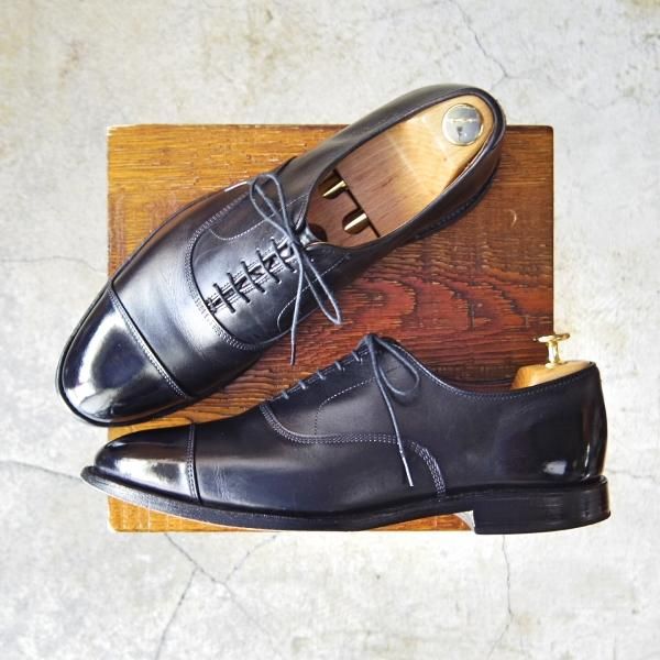 極上★(米)アレンエドモンズ 9D【定価￥74,520-★パークアベニュー/Park Avenue】ストレートチップ/カーフ/黒/ALLEN EDMONDS★e321