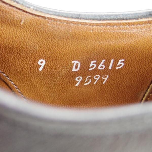 極上★(米)アレンエドモンズ 9D【定価￥74,520-★パークアベニュー/Park Avenue】ストレートチップ/カーフ/黒/ALLEN EDMONDS★e321