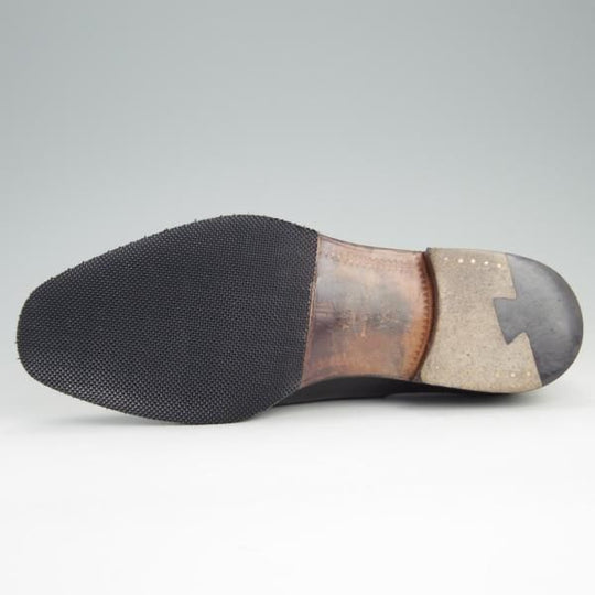 極上★(スペイン製)YANKO/ヤンコ SIZE 6.5【グッドイヤーウェルテッド製法★パンチドキャップトゥ】39078/カーフ/黒/メンズ★e326