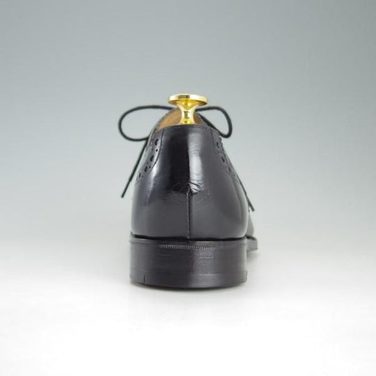 極上★(英)アルフレッド・サージェント製 UK6.5/US7D【★ブルックスブラザーズ別注/Peal&co】フルブローグ/黒/メンズ/Alfred Sargent★e327