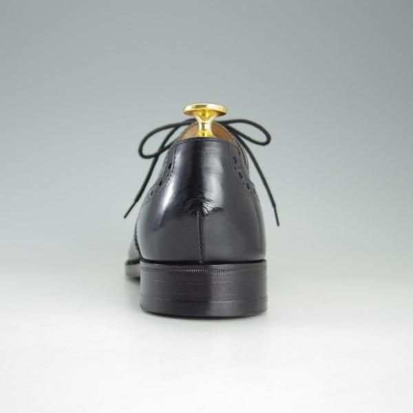 極上★(英)アルフレッド・サージェント製 UK6.5/US7D【★ブルックスブラザーズ別注/Peal&co】フルブローグ/黒/メンズ/Alfred Sargent★e327