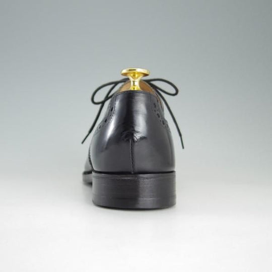 極上★(英)アルフレッド・サージェント製 UK6.5/US7D【★ブルックスブラザーズ別注/Peal&co】フルブローグ/黒/メンズ/Alfred Sargent★e327