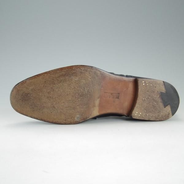 極上★(英)アルフレッド・サージェント製 UK6.5/US7D【★ブルックスブラザーズ別注/Peal&co】フルブローグ/黒/メンズ/Alfred Sargent★e327