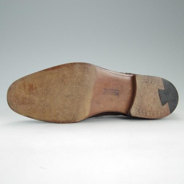 美品★(英)アルフレッド・サージェント製 UK6.5/US7D【★ブルックスブラザーズ別注/Peal&co】フルブローグ/茶/メンズ/Alfred Sargent★e328