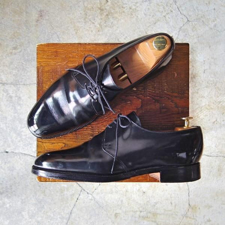 極上★クロケット&ジョーンズ 7.5E【★(英)ポールスミス別注/Paul Smith】DARTMOUTH/プレーントゥ/Vフロント/メンズ/Crockett&Jones★e329